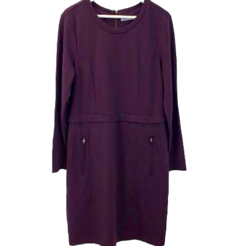 Athleta Ponte Wanderer Zip Activewear Dress Size Large